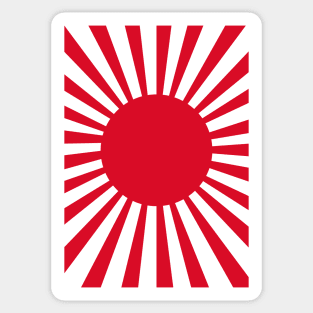 Red sunbeams Sticker